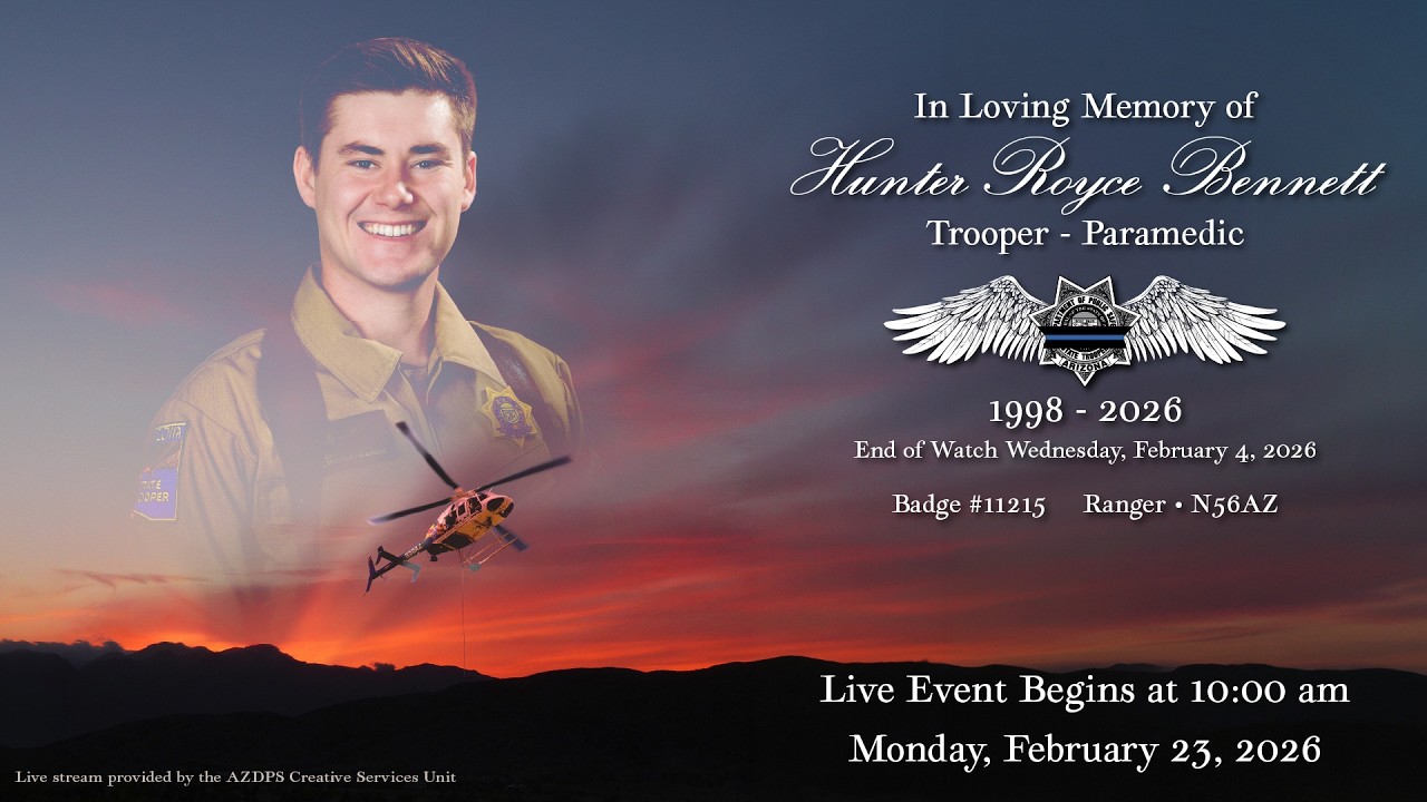 Trooper-Paramedic Hunter Bennett Funeral Service