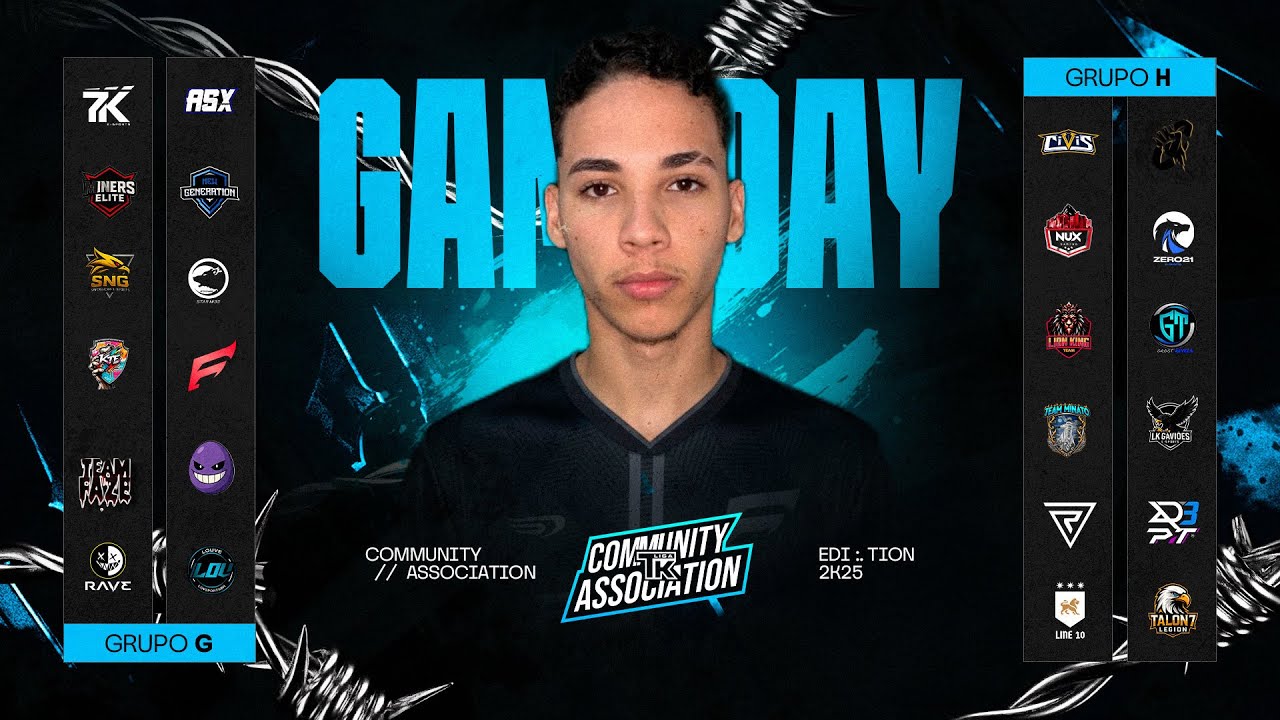 LIGA TK COMMUNITY SEASON 3- GRUPOS G e H -  Free Fire ao vivo