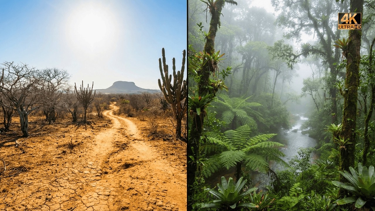 NÃO É DESERTO #09 - ONDE A CAATINGA ENCONTRA A MATA ATLÂNTICA #nordeste #brasil