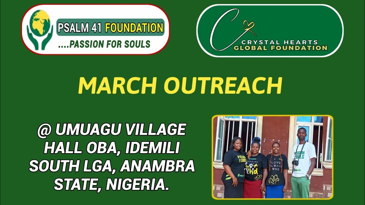 Touching Lives in Anambra 🇳🇬 | Psalm 41 Foundation  Outreach at Umuagu Village, Oba