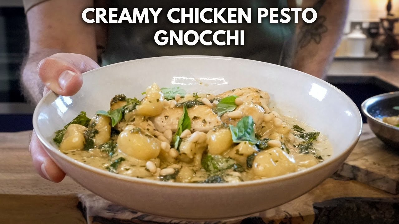 Creamy Chicken Pesto Gnocchi Recipe