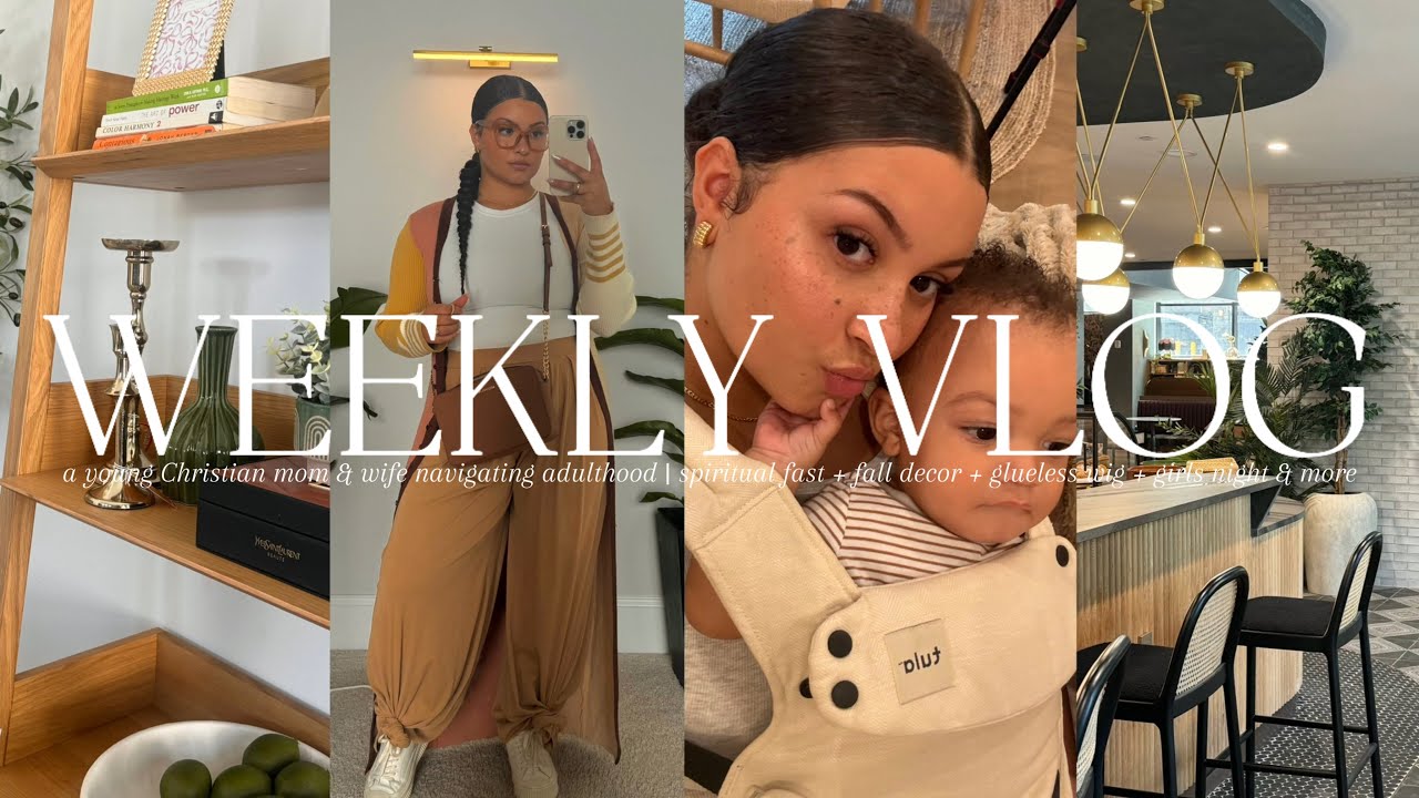 WEEKLY VLOG| 3 day water fast + my hair fell out again?? + girls night out + fall decor finds & more