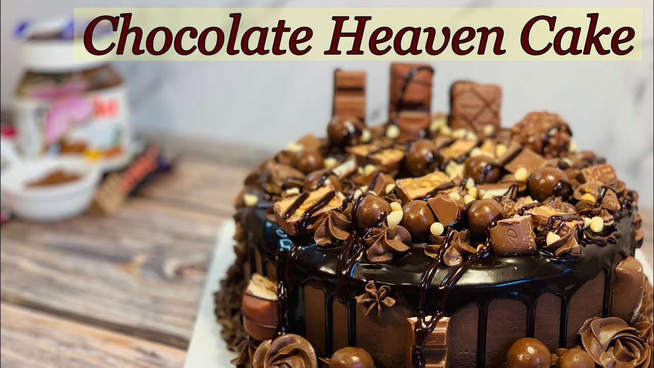 Chocolate Heaven Cake , How To Decorate , Decoration Idea