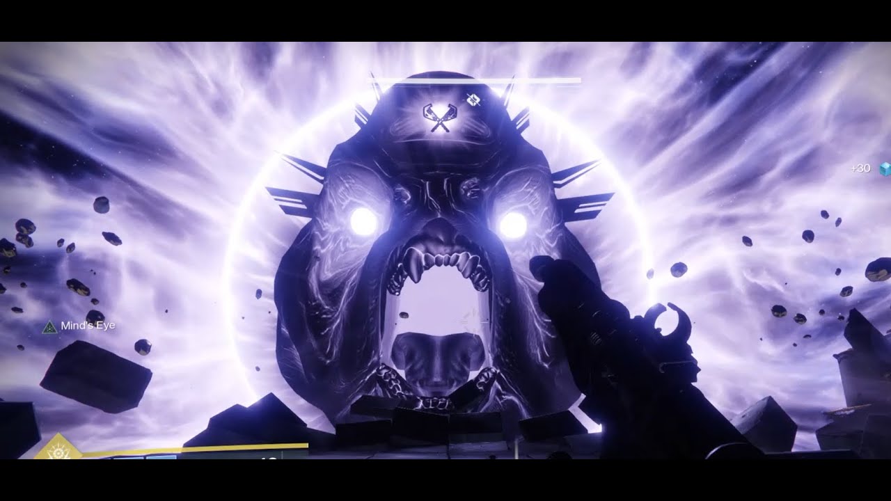 Destiny 2. Leviathan raid. Emperor Calus boss fight (Shadow realm). No commentary.