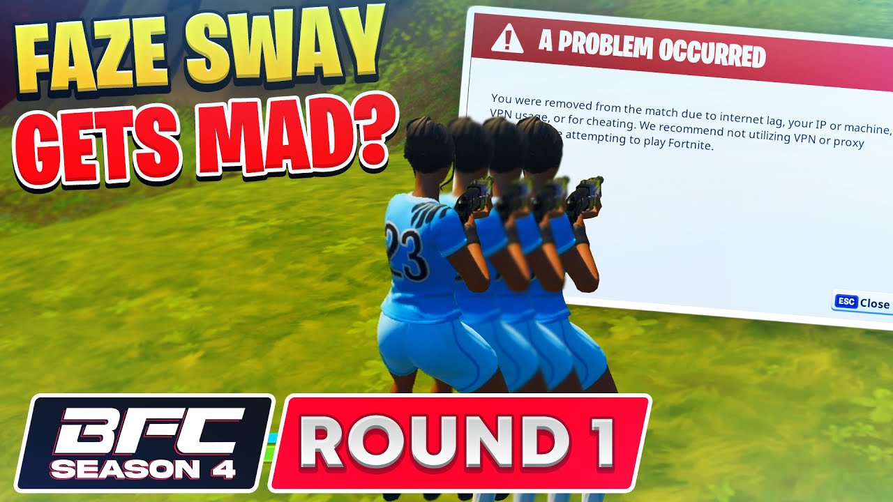 DC Made FaZe Sway LOSE The Match Because of THIS!? BFC Season 4!