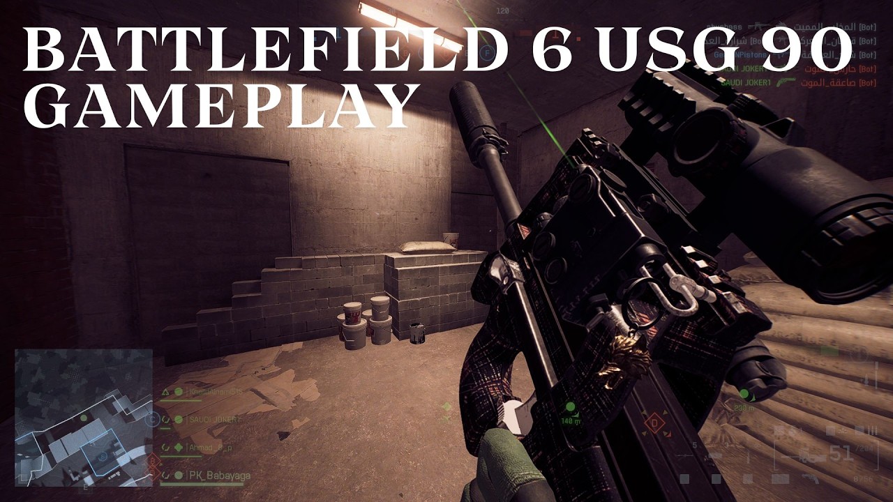 Best Range SMG USG-90 DOMINATES 😱 Battlefield 6 Gameplay (No Commentary)