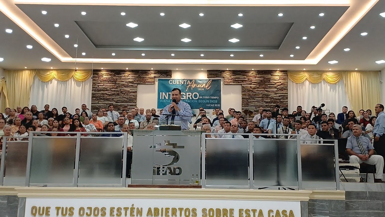 Pastor Lugo desde la provincia de Chaco, Cuenta anual febrero 2026 IEAD Pilar 