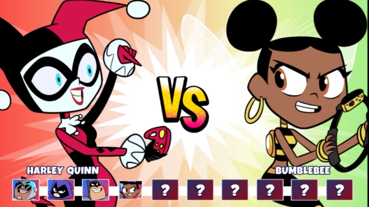 Teen Titans Go : Jump Jousts 2 - Harley Quinn VS Bumblebee (CN Games)