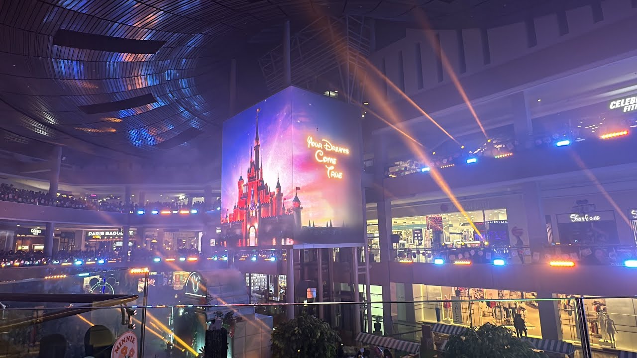MUST SEE!! Disney Spectacular Lights Show at Pakuwon Mall. The first Disney lights show in Indonesia