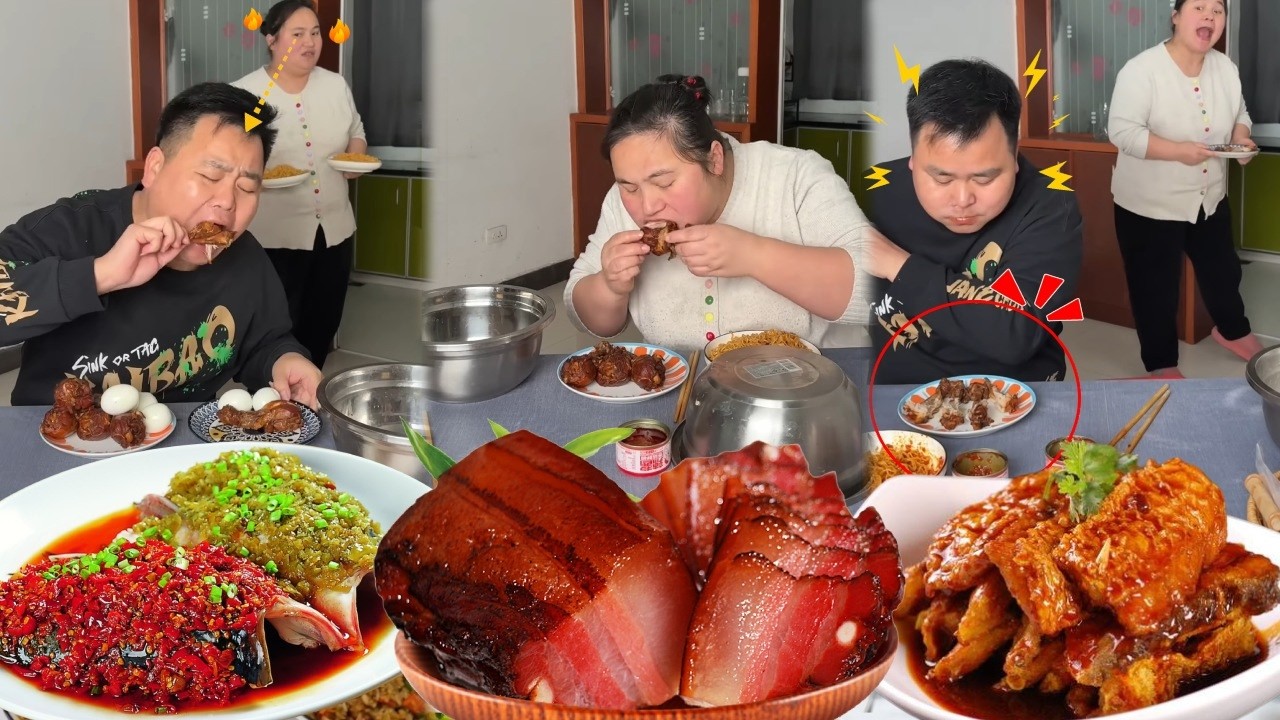 My silly husband eats alone, so I ate it all to see what he would do.