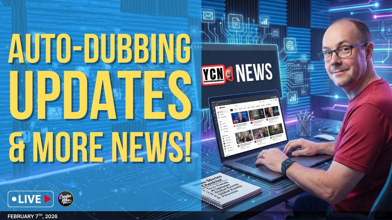 Auto Dubbing Update from YouTube - YouTube Creator News LIVE
