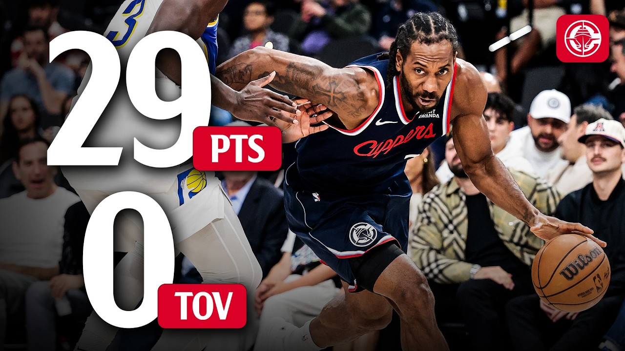 Kawhi Leonard Drops 29 PTS in 23 Minutes with No Turnovers 🤯