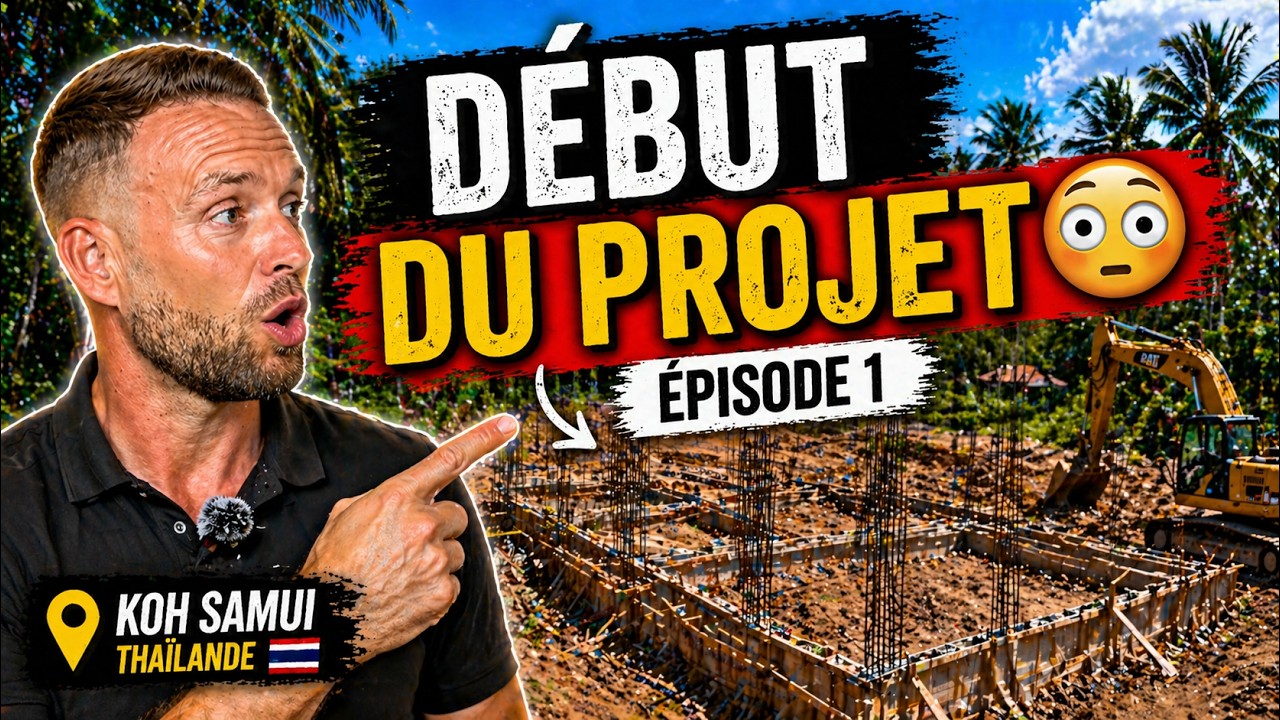 Visite exclusive : la construction de ma maison de location à Koh Samui (Thaïlande)