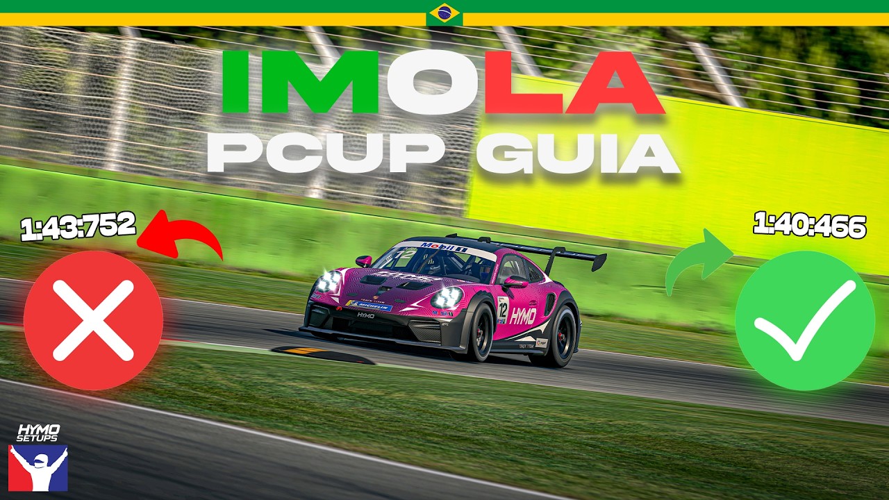 COMO FAZER IMOLA NO IRACING | Porsche Cup Track Guide e dicas