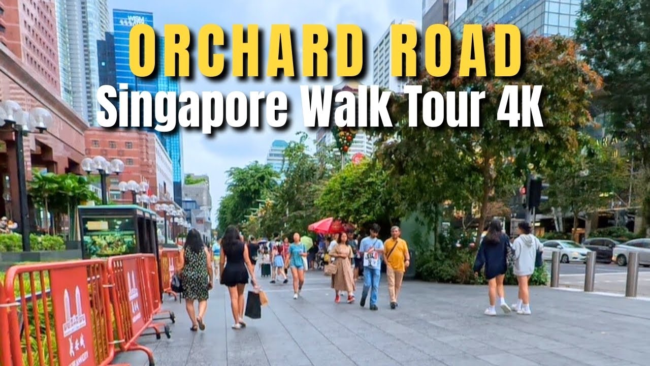 Walking Orchard Road 🇸🇬 | Singapore CBD Shopping Street 4K