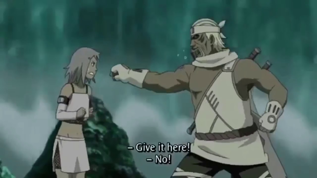 Naruto, Bee, Gaara and Fu Vs  Akastuki