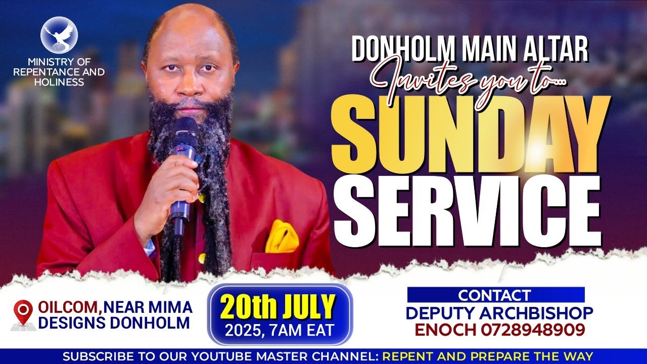 DONHOLM MAIN ALTAR SUNDAY SERVICE - 20TH JULY 2025