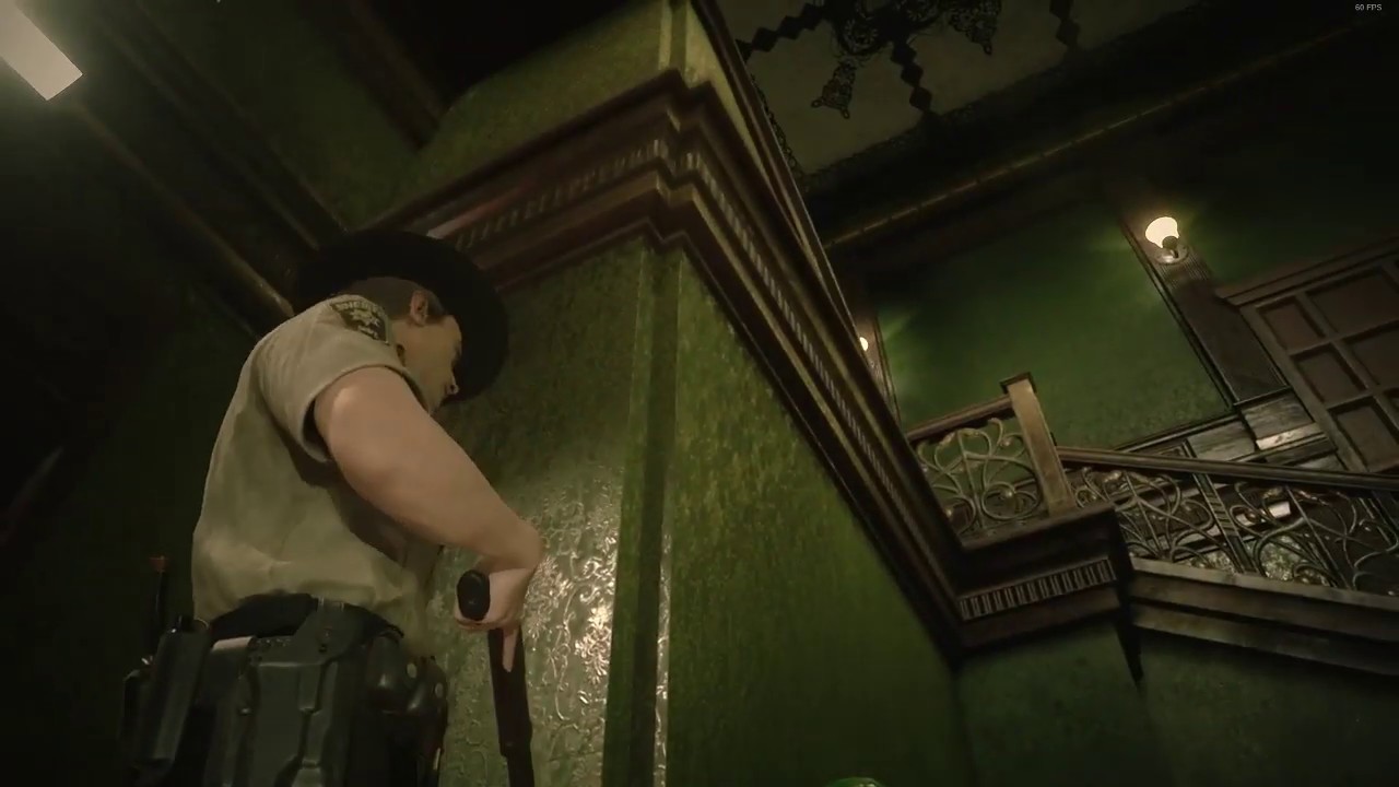 Resident Evil 2 Remake - Mr. X (Tyrant) reacting to sound