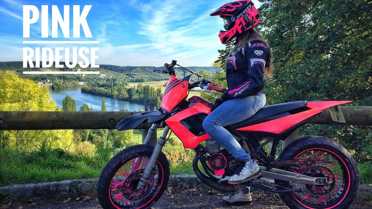 BALADE AVEC LE RIDEUR DE L'EURE - Rencontre 530 EXC / PINK RIDEUSE