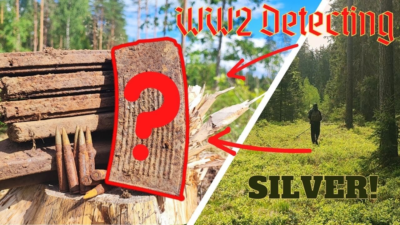 СЕРЕБРО на военных позициях! Их так много... Коп по Войне, охота за Сокровищами