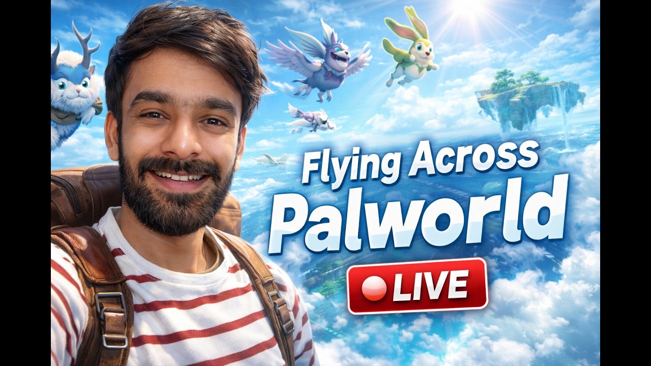 🔴LIVE Palworld flying adventure with flying pal  #live #palworld  #livestream