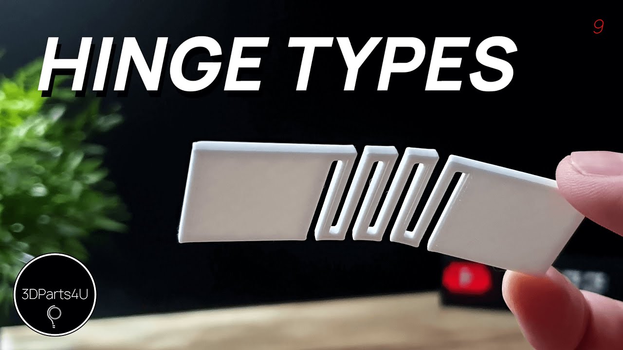 🦾 3D Printed Hinges - Hinges Explained - Types Of Hinges - Lattice Hinge