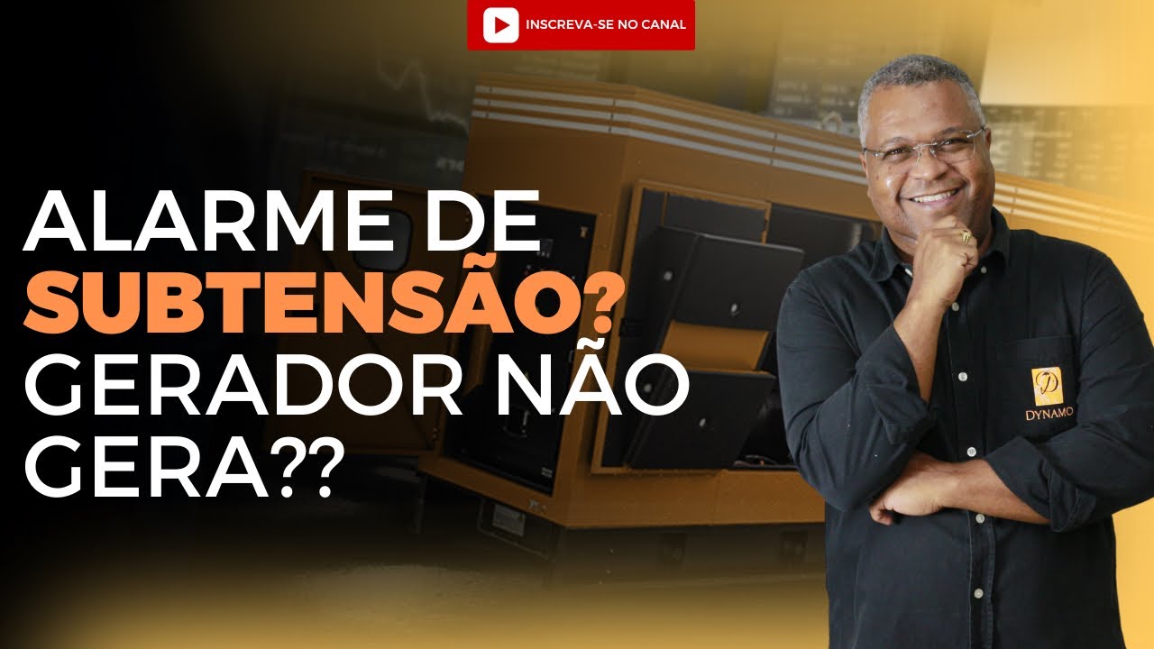 Alarme de subtensão, gerador não gera? Descubra como resolver.