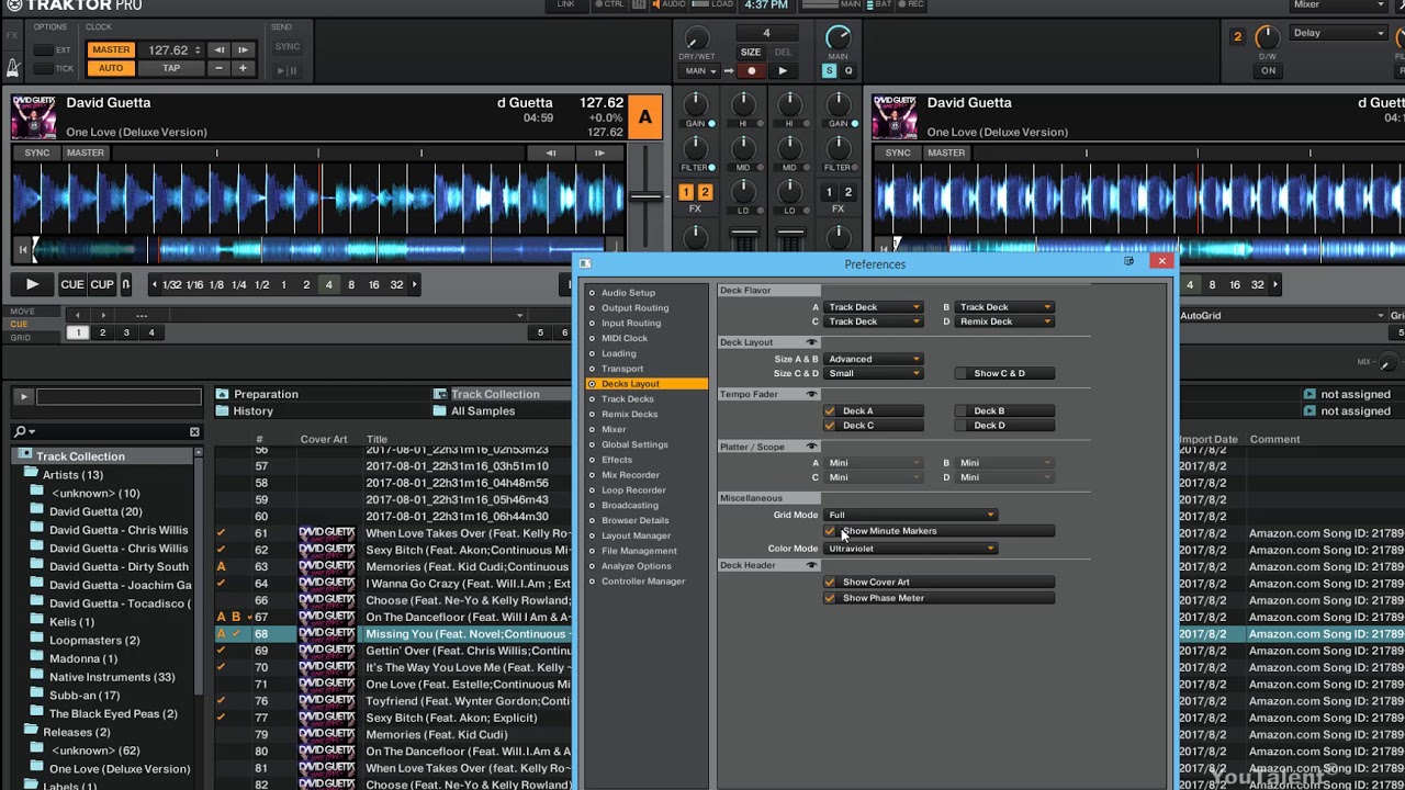 Traktor Pro - Course 1 - Decks Layout (video #8)
