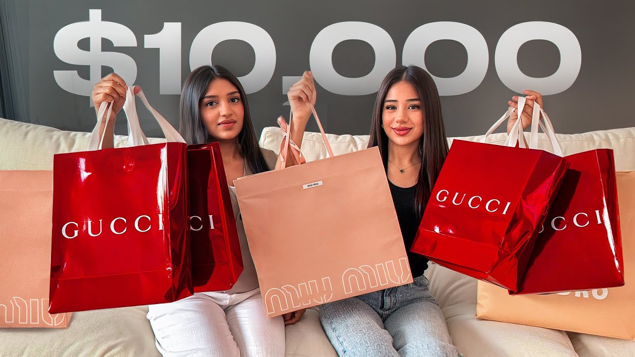 Our Insane $10k Designer Shopping Spree (GUCCI, Miu Miu)