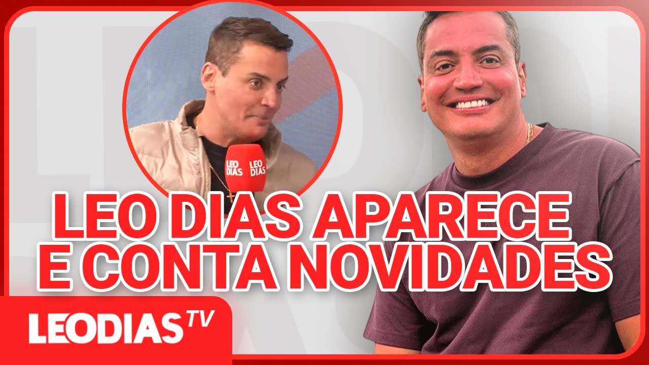 LEO DIAS SURGE AO VIVO, CONTA POR QUE SUMIU E ENTREGA ESTREIA NA BAND!