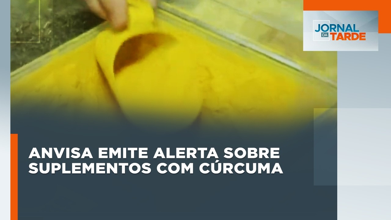 Anvisa emite alerta sobre suplementos com cúrcuma