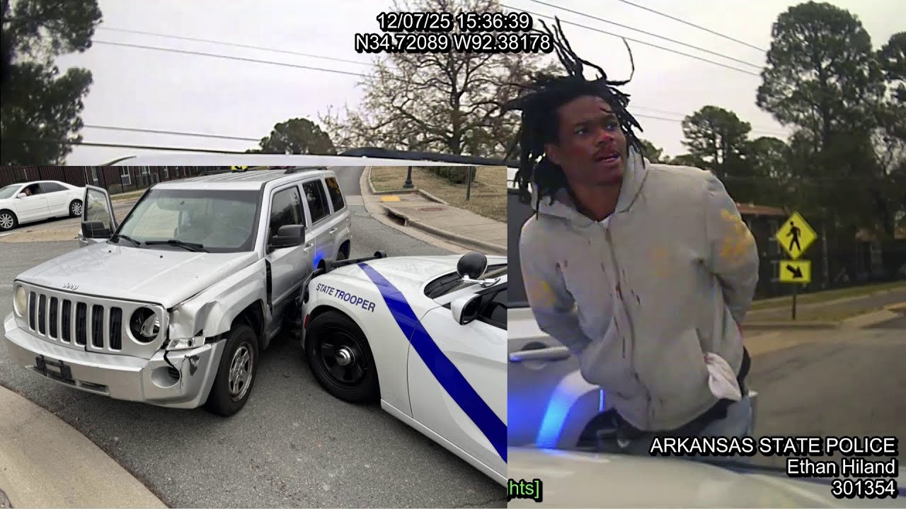 Stolen Veh Pursuit/Taser Col Glenn Little Rock Arkansas State Police Troop A Traffic Series Ep. 1762