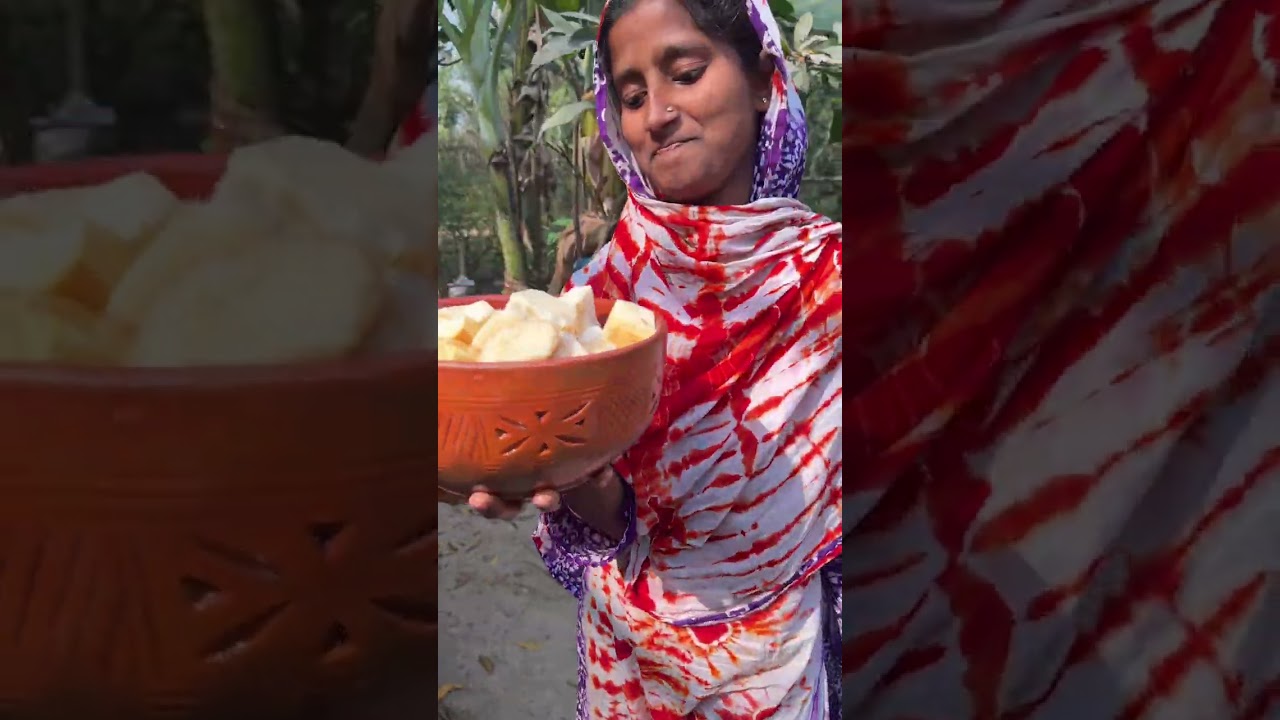 মাছ দিয়ে মাটির তলের আলু রান্না করলাম