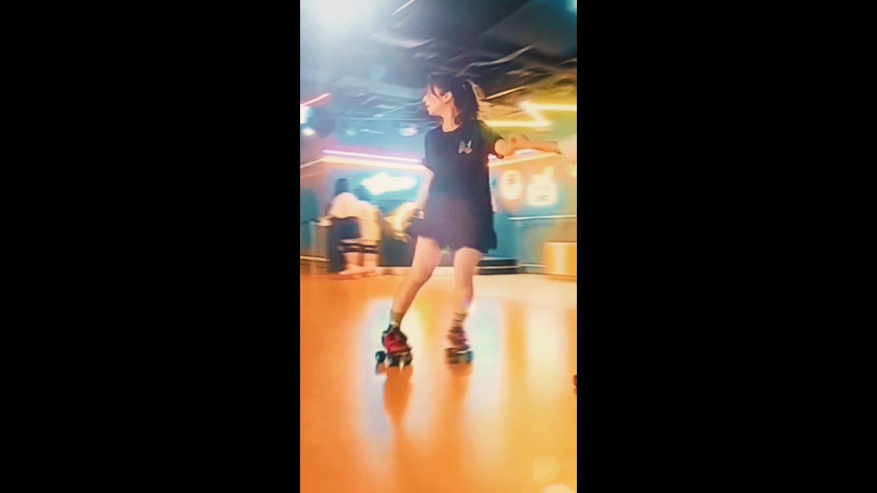 倒溜直線加速教學（波浪式溜法）女生溜很好看