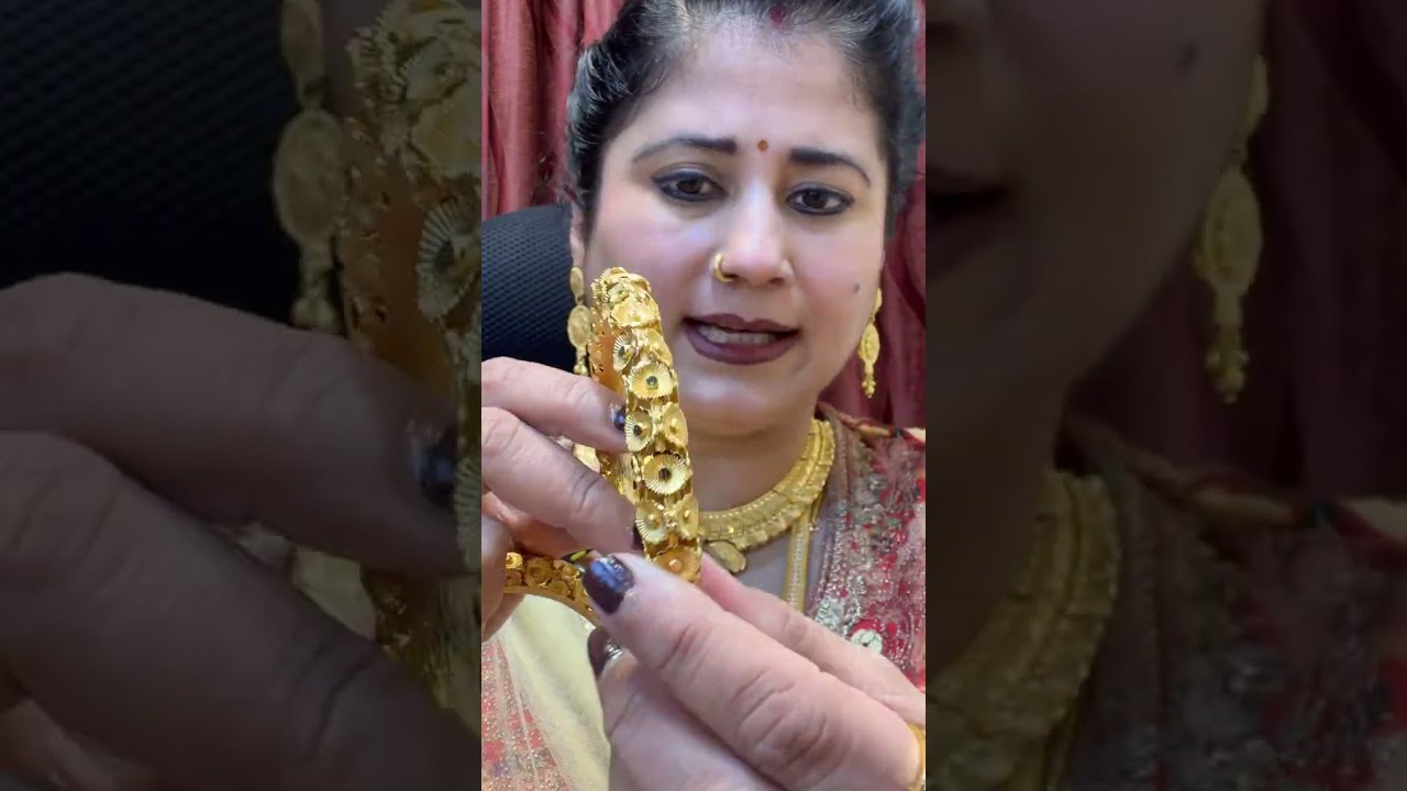 New arrivals in gold polish jewellery | booking number 9971930824 | #bangles #jewelry #goldplating