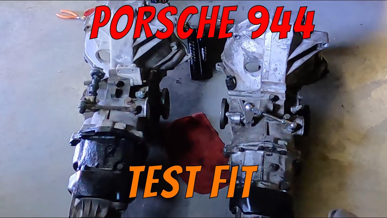 Porsche 944 mocked up my transaxle