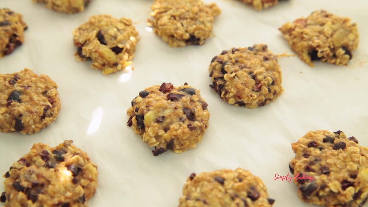 Easy Healthy Breakfast Cookies - 5 Different Flavors | Simply Bakings