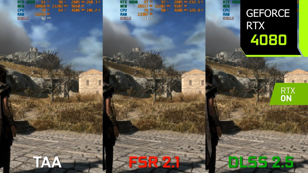 Forspoken | 1440p FSR 2.1 vs DLSS 2.5 Comparison | Ray Tracing | RTX 4080 | i7 10700F