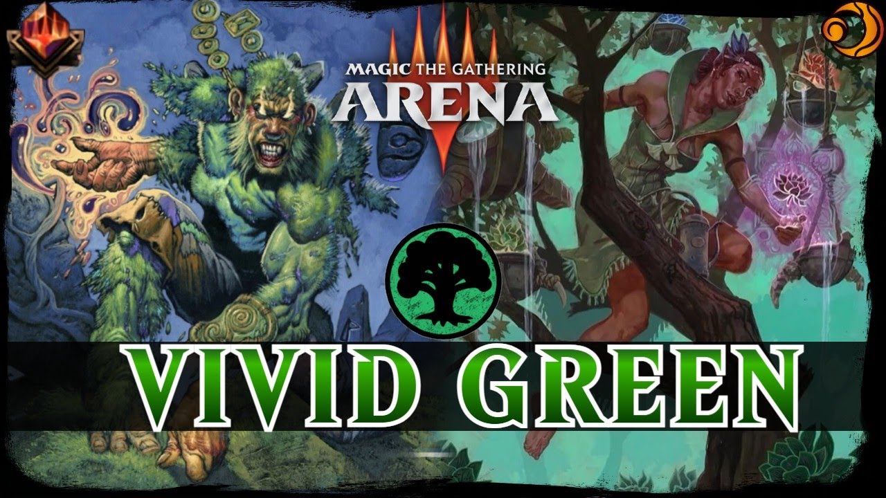 VIVID GREEN IS BROKEN | MTG Arena Mono Green Giant Leyline Combo LORWYN ECLIPSED Standard