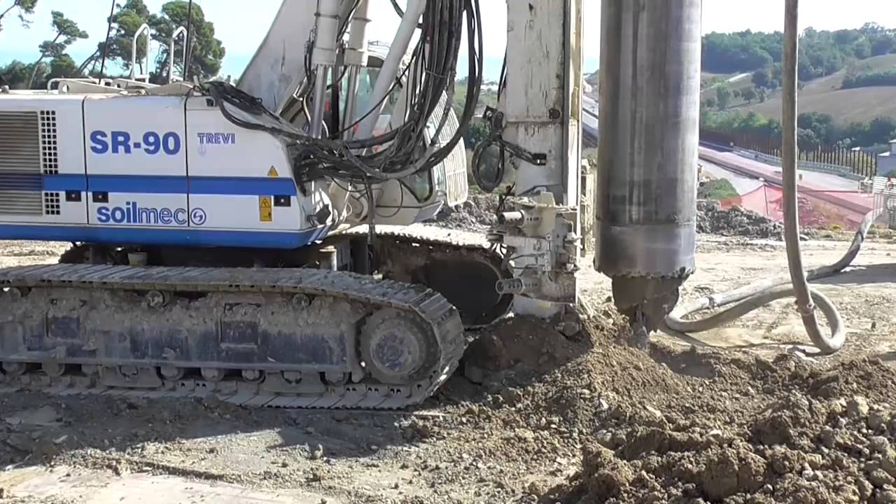 Drilling Equipment Soilmec R-825, SR-90 & SR-100 Cased Auger Pile