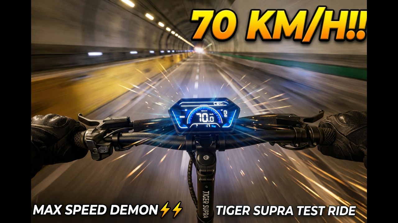 ⚡HILEY TIGER SUPRA | TEST RIDE 🇮🇹