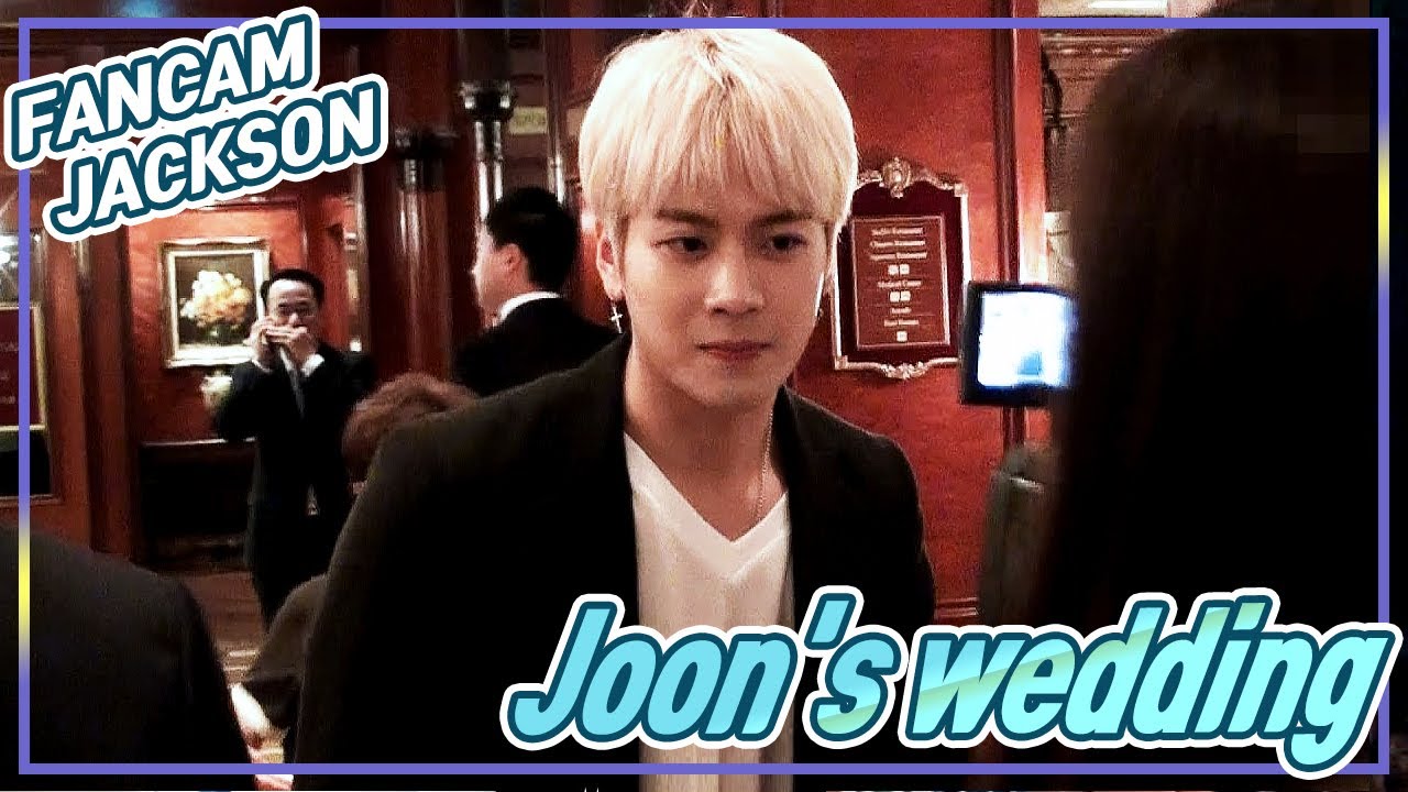 [FANCAM]150626  Joon's wedding GOT7 - JACKSON (잭슨직캠)