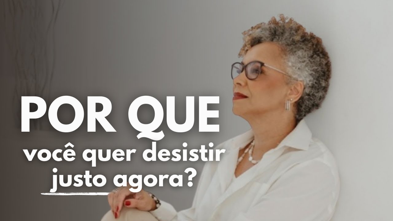 Por que você quer desistir justo agora? O mito de que só vale quando é perfeito.