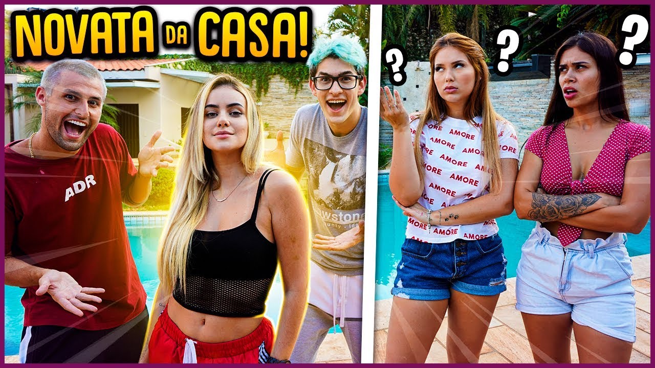 A NOVATA CHEGOU NA CASA E JÁ SURPREENDEU!! [ REZENDE EVIL ]