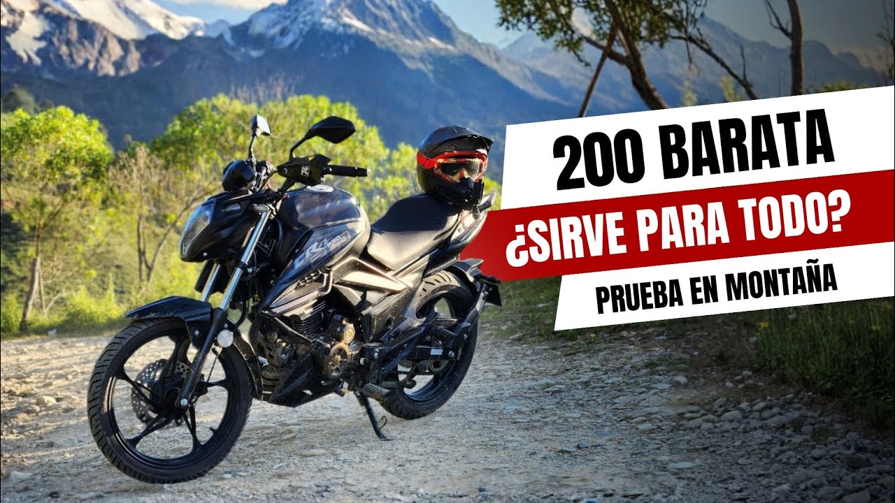 AKT CR4 200 Pro 🏍️ ¿La 200 barata que SIRVE PARA TODO? | Prueba real off-road