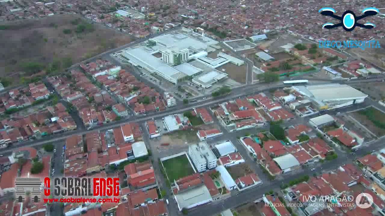 Bairro do Junco, e região visto do drone, em Sobral
