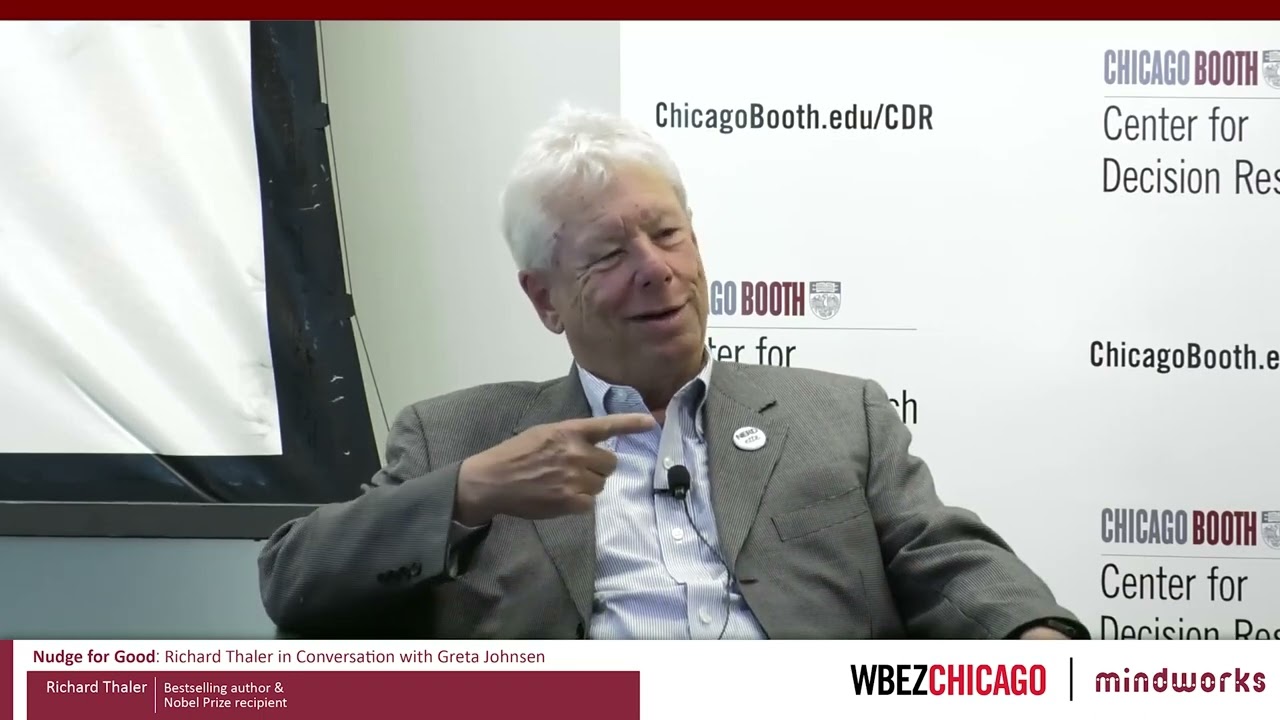 Nudge for Good: Richard Thaler in conversation with Greta Johnsen