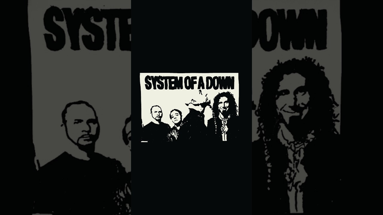 Lonely Day &ndash; System of a Down Poster Art | Emotional Rock Tribute 🎨#shorts