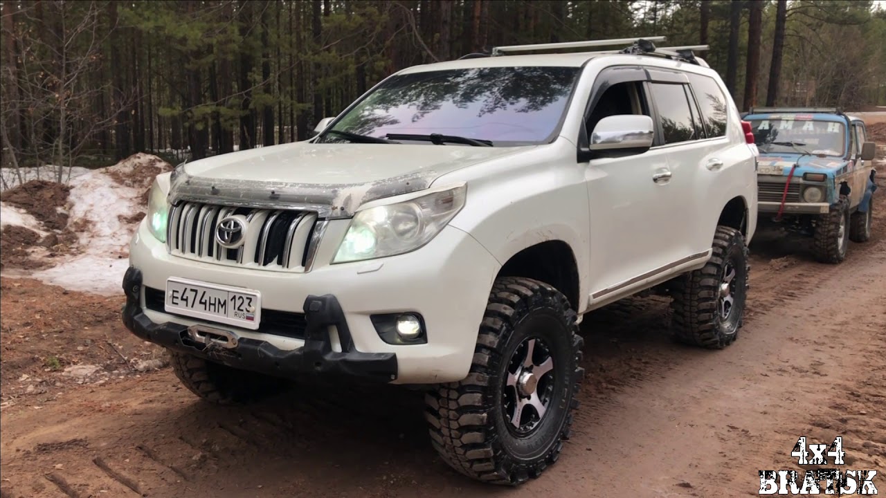 Прадо 150 на 35-х колёсах!!! Обзор Toyota Land Cruiser Prado 150 на 35-х колёсах. 