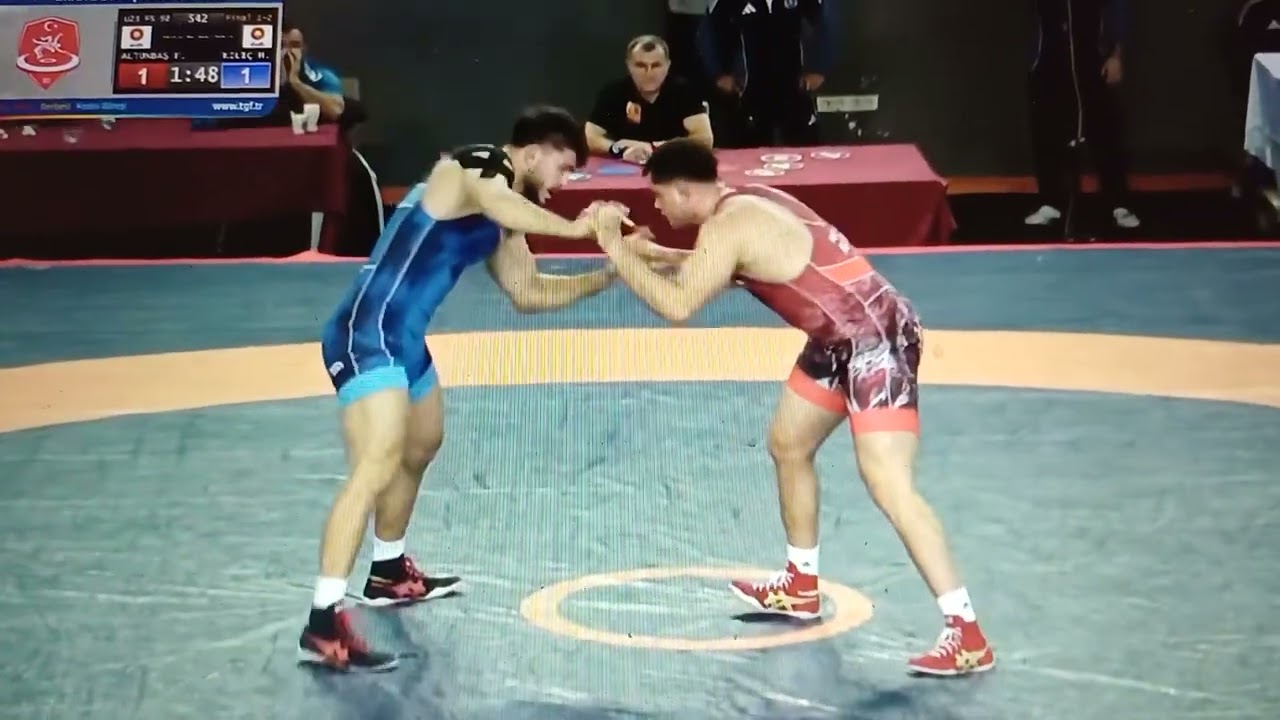 Fatih ALTUNBAŞ ve H.Kilic 2026 U23 Türkiye Serbest güreş sampiyonası Trabzon 